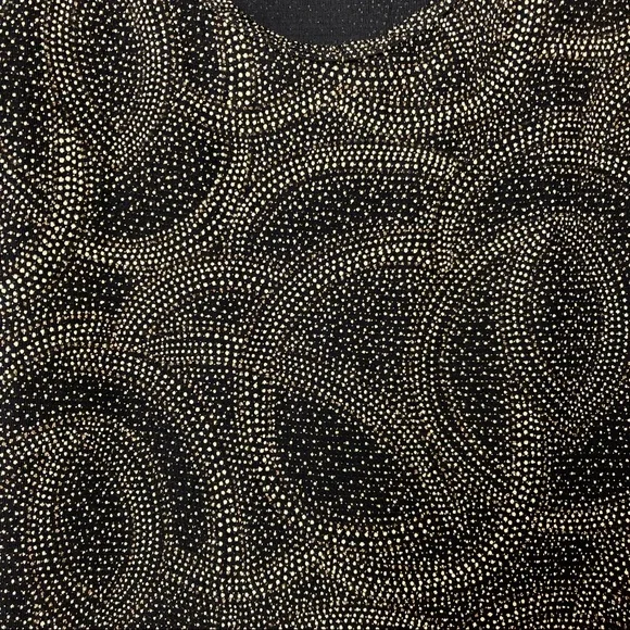 LuLaRoe Women’s M Medium Glitter Sparkle Short Sleeve Tee Top Hi Low Hem Tunic - Picture 4 of 7